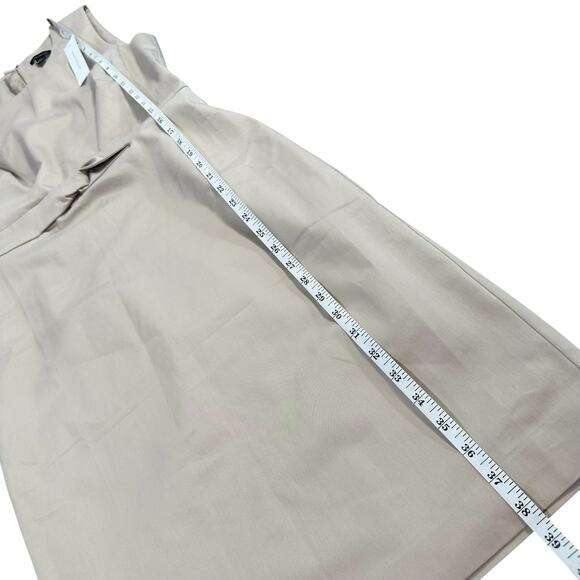 Ann Taylor Women's Sleeveless Khaki Sheath Dress Size 2 - Picture 4 of 6